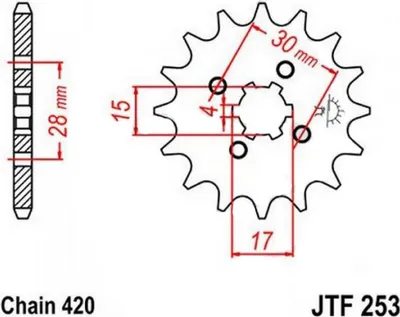 Obrázok produktu pre Esjot Ritzel 420 14Z Standard