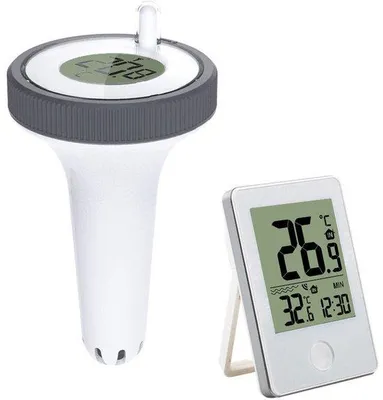 Obrázek produktu pro Digitální teploměr na vodu pro vnitřní i venkovní použití v akváriích, bazénech a jezírkách.