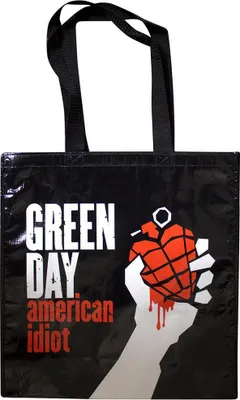 Immagine prodotto di Green Day - Borsa Tote "American Idiot", ecologica RO14745 (Taglia unica) (Nero)