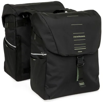 Produktbild von New Looxs Doppelpacktasche Vigo Double Black Green 2x 18 l Black - vielseitig...