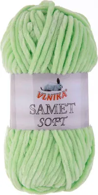 Produktbild von 100g Strickgarn Samet Soft Chenille-Strickgarn Samtwolle flauschig Farbwahl