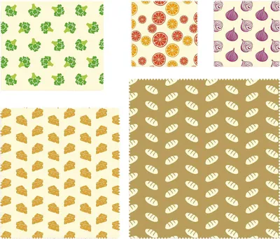 Produktbild von NUTS Bienenwachstuch Universal Set 5teilig