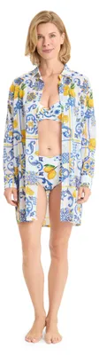 Productafbeelding van Rösch Lemon Strandblouse 1265504 Multicolor - Maat: 40