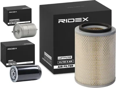 Produktbild von RIDEX Filterset Inspektionspaket Filtersatz für VW Transporter IV Bus (70B, 70C, 7DB, 7DK, 70J, 70K, 7DC, 7DJ) Transporter IV Kastenwagen