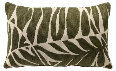 Produktbild von Dutch Decor Outdoor Dekokissen Mit Blumenmuster Eden 30x50 cm Grün