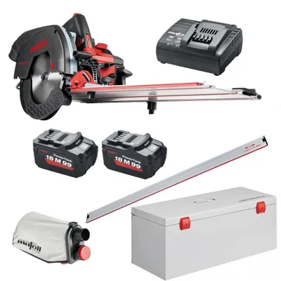 Produktbild von Mafell Akku Kappschienen Säge KSS 60 18M bl Transportkoffer + Führungsschiene