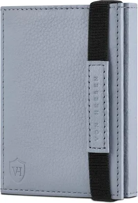 Produktbild von Geldbörse mit RFID Schutz Herren klein, Mini Geldbeutel Damen Portmonee - Kartenetui Echtleder Karten Portemonnaie Leder Kreditkartenetui