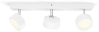 Produktbild von Philips Bracia Decken-/Wandspot, 3x, Schienenlichtschranke, 3 Glühbirne(n), LED, 2700 K, 1650 lm, Weiß