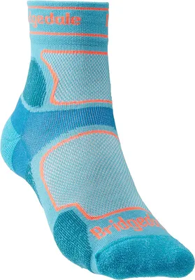 Obrázek produktu pro Bridgedale Trail Run Ultralight T2  sport 3/4 Crew Women’s Barva: blue / Velikost: M