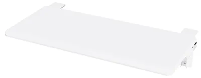 Klappbare Schreibtischverlängerung 65x29 cm, Weiß