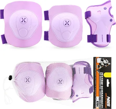 Immagine prodotto di Set di protezioni NILS Extreme H704 viola