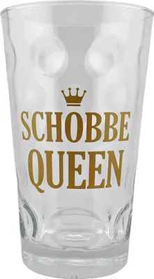 Produktbild von Schobbe Queen Dubbeglas 0,5 L - Pfalz Weinglas und Schoppenglas für eine Pfälzer Schorle Queen