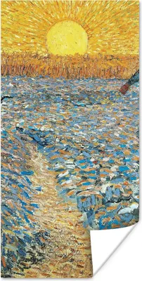 Produktbild von MuchoWow® Poster Der Sämann - Vincent van Gogh 60x120 cm - Wandschmuck