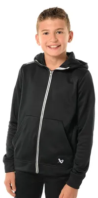 Produktbild von Bauer Fleece Zip Hoodie Team Junior schwarz XXS