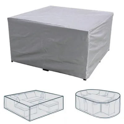 Produktbild von Rechteckige Schutzhülle für Gartenmöbel, aus Polyester, wasserdicht, staubdicht, 280×280×80cm)