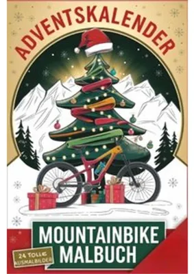 Produktbild von Mountainbike Adventskalender Malbuch