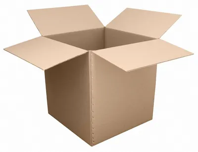Produktbild von 1x Faltkarton  650x650x(300)-700mm mit variabler Höhe 2-wellig braun