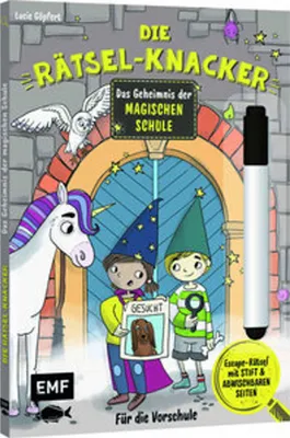 Obrázek produktu pro Die Rätsel-Knacker - Das Geheimnis der magischen Schule (Buch mit abwischbarem Stift)