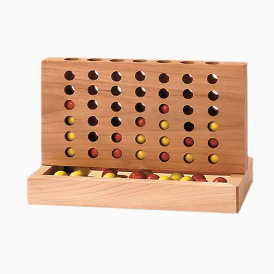 Produktbild von goki Vier gewinnt Spiel Holz 16x10cm