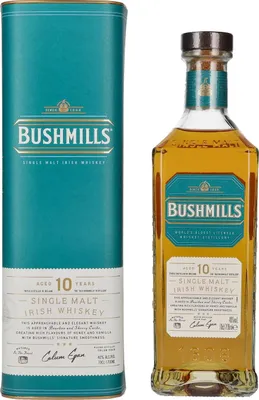 Image de Bushmills 10 ans Single Malt Irish Whiskey | 40 % vol | 0,7 l