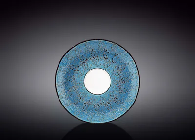 Produktbild von Wilmax Untertasse 15 cm Blau Porzellan WL-667636/B