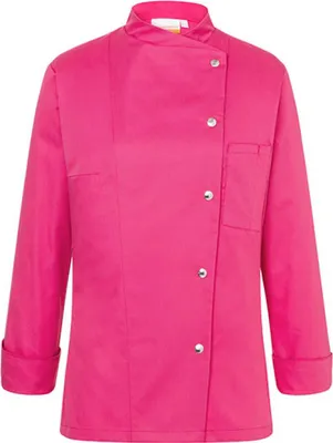 Produktbild von Karlowsky JF3 | Kochjacke Larissa für Damen - Waschbar bis 95 °C - Farbe: Pink (ca. Pantone 7636C) - Größe: 36