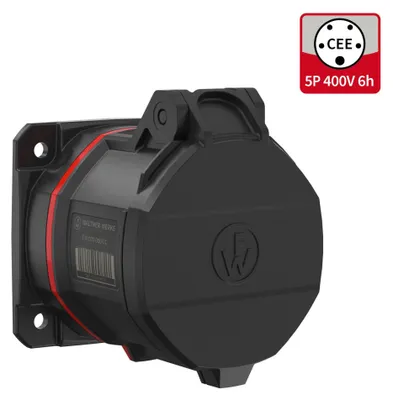 Produktbild von waltherwerke CEE NEO Anbaudose gerade 32A 5P 6h FW430506CC