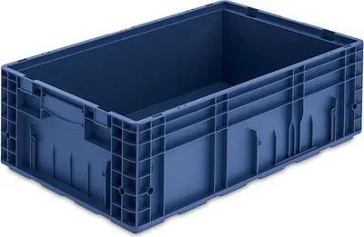 Produktbild von VDA KLT Kleinladungsträger mit Verbundboden | HxBxT 21,3x40x60cm | 34,9 Liter | KLT, Transportbox, Transportbehälter, Stapelbehälter