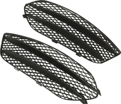 Image de Couverture de phares antibrouillard, Pare-chocs avant de voiture, Grille de phares antibrouillard, Cadre de phares antibrouillard noir, Remplacement pour CLA-Classe C117, CLA45 2013�C2015