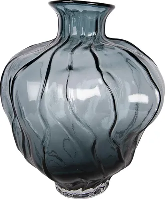 Immagine prodotto di Clayre & Eef Vaso Ø 26x31 cm Blu Vetro