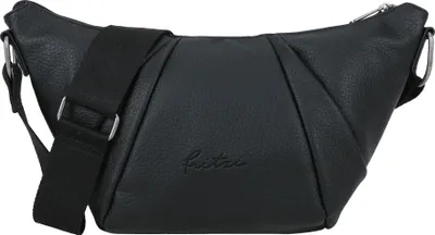 Produktbild von Fritzi aus Preußen Umhängetasche Croissant Cross Bag Grainy Black schwarz