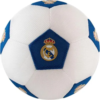 Produktbild von Real Madrid CF - Spielball, Netzmaterial BS6629 (Einheitsgröße) (Blau/Weiß)
