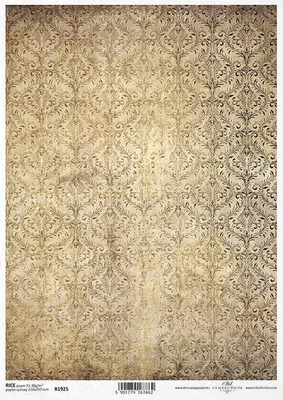 Obrázok produktu pre ITD dekupáž ryžového papiera, remeselná technika papierových obrúskov, R1925 damask