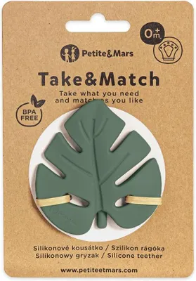 Obrázek produktu pro PETITE&MARS Kousátko silikonové TAKE&MATCH Misty Green 0m+