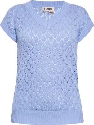Produktbild von SIDONA damen pullunder - taubenblau, L