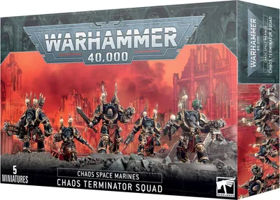 Produktbild von Warhammer 40.000 Chaos Space Marines Terminator Squad