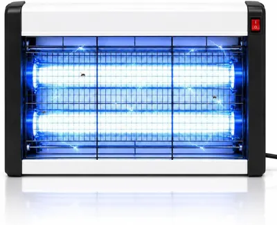 Produktbild von Mückenlampe elektrisch – Insektenvernichter mit UV-Licht – Fliegenfalle & Mückenfalle für effektiven Moskitoschutz (Eckig)