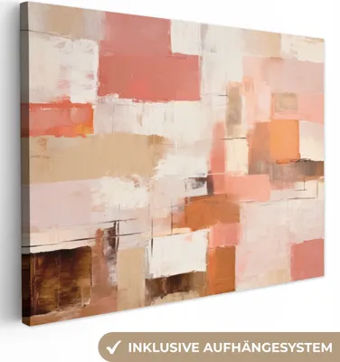 Obrázek produktu pro OneMillionCanvasses® - Obrazy na plátně - Umění - Růžová - Abstraktní, Fototapeta, Nástěnná dekorace Obývací pokoj obrazy, 40x30cm