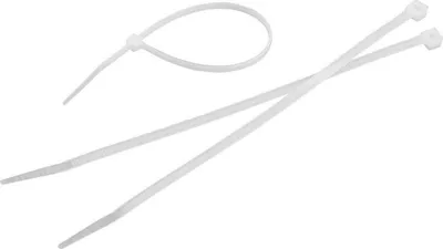 Produktbild von Tolsen Nylon-Kabelbinder Tyraps 4,8 x 200 mm – 100 Stück – Natur, es Nylon 66 – Maxami