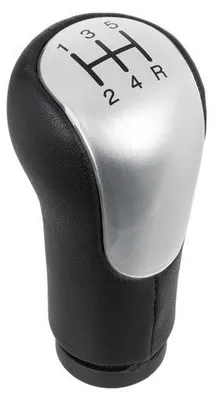 Image de Bouton de changement de vitesse 5 rapports, couleur argent, pour Ford Fiesta VI (MK6), Fusion, Transit Connect