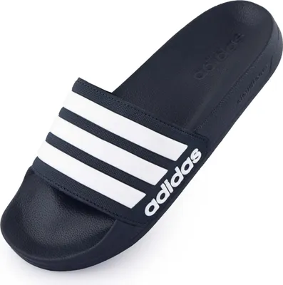 Image de Chaussons Adidas Unie Adiletten Shower Core Noir Bleu