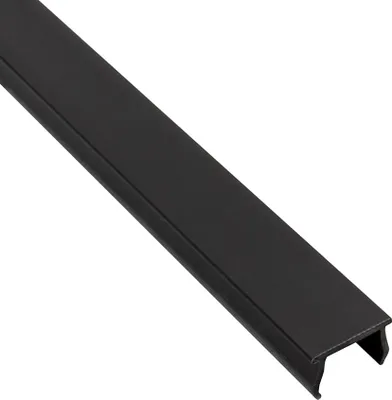 Produktbild von KLAK 30 - 40 - Abdeckungen für Alu-Profil Nut 8 - Typ-I - Typ-B - schwarz - 2m - 1 Stück