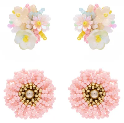 Immagine prodotto di SUPSLIM - Set di orecchini da donna, multicolore, taglia unica