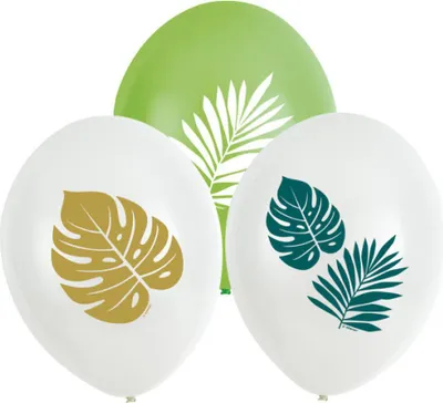 Zdjęcie produktu dla 6 lateksowych balonów tropikalnych 27,5 cm -