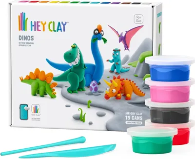 Produktbild von TMT HeyClay-Set, Dinosaurier, 15er-Pack HCL15016 07902