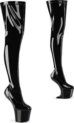 Produktbild von CRAZE-3000 Damen Boots von Pleaser, Schwarz Glanz , EU 36, US 6