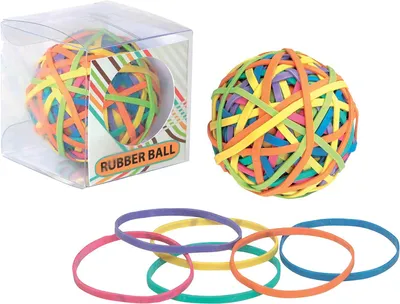 Imagen del producto de Bandas elásticas de colores, 170 unidades, 70 x 3 mm, para manualidades