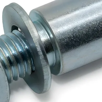 Produktbild von MZA Set Schwinghebelbolzen mit Schmiernippel, U-Scheibe und SKM M10 kompatibel mit Simson SR1, Simson SR2E, Simson KR50