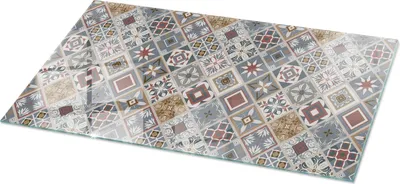 Produktbild von Mosaikmuster mit Ornamenten– Küchenarbeitsplatte – Glasplatte Küche – Glasarbeitsplatte – Küchenplatte Glas – Arbeitsfläche Glas – Pflegeleicht – 120x60 cm