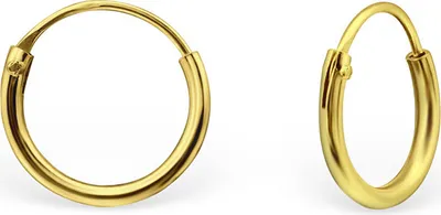 Produktbild von Kleine goldene Creolen Ohrringe aus 925 Silber